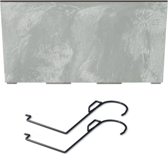 Skrzynka URBI Case Beton Effect W z hakami i wkładem 39,5 cm – kolor betonowy