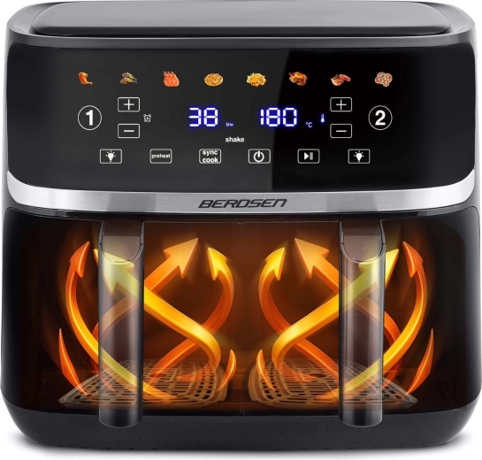 Wydajny obieg gorącego powietrza i 8 programów