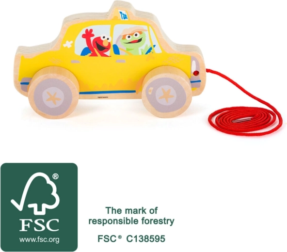 Small Foot Taksówka na sznurek Sezamie, otwórz się!