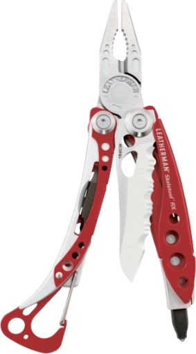 Leatherman Skeletool RX czerwone narzędzie wielofunkcyjne