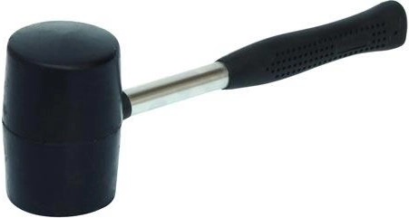 Młotek gumowy 750 g z metalowym trzonkiem, średnica 65 mm