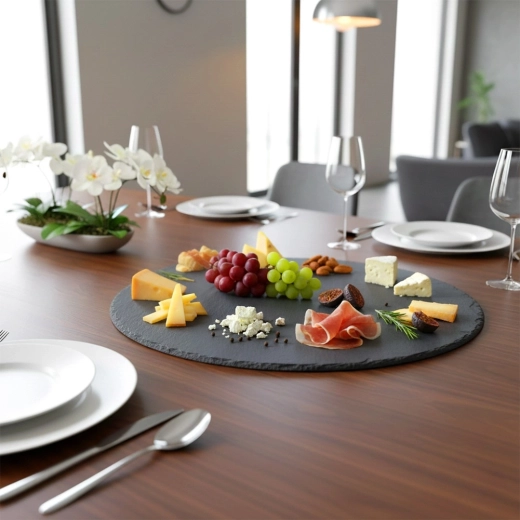 Stylowa prezentacja na naturalnym łupku