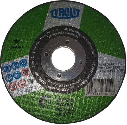 Tarcza tnąca do kamienia i żeliwa 115 × 2,5 × 22,2 mm