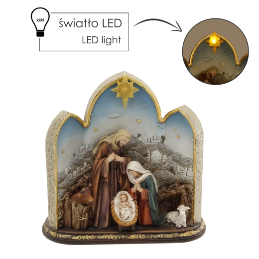 Ciepłe światło LED dla świątecznej atmosfery