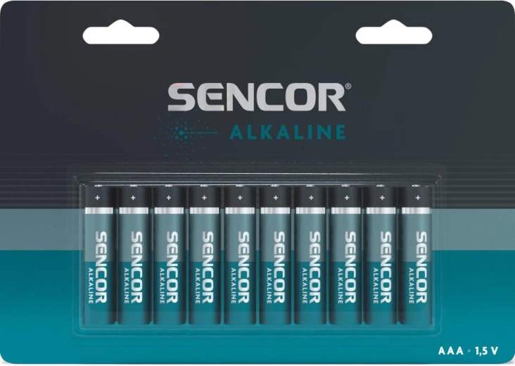 Baterie alkaliczne Sencor AAA LR03, 10 szt.