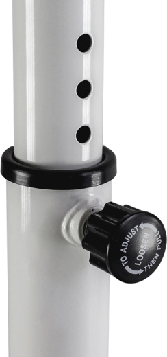 Stabilne poręcze i regulowana wysokość