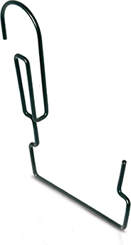 Metalowy uchwyt na skrzynki 23 cm czarny
