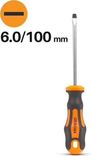 Śrubokręt płaski 6,0 × 100 mm