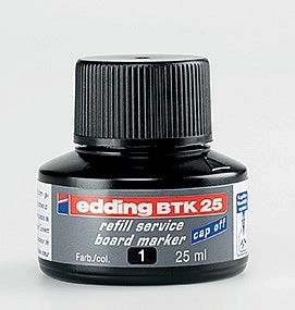 Atrament Edding BTK 25, czarny – wkład do markerów do tablic