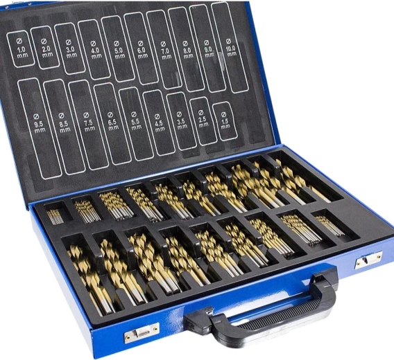 Pełna gama średnic w metalowej walizce