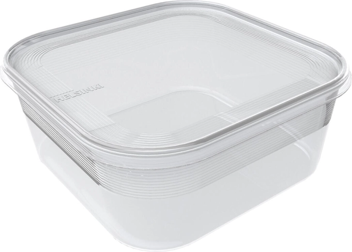 Pojemnik HELSINKI kwadratowy 1,8 l plastikowy z pokrywką