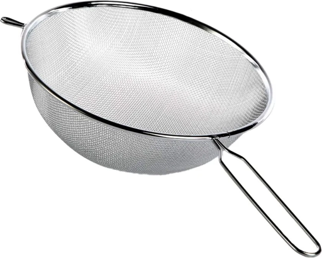 Metalowe sitko kuchenne z rączką 23 cm