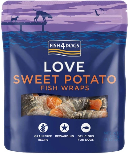 Fish4Dogs przysmaki dla psów rybne roladki ze słodkimi ziemniakami 100 g