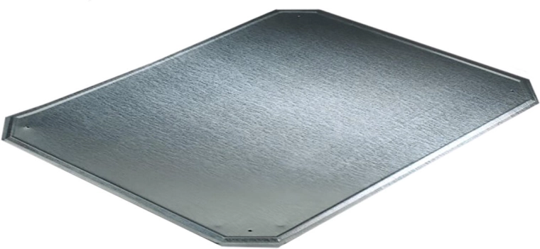 Blacha pod piec 100 × 65 cm cynk