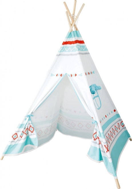 Small Foot dziecięce tipi biało-niebieskie