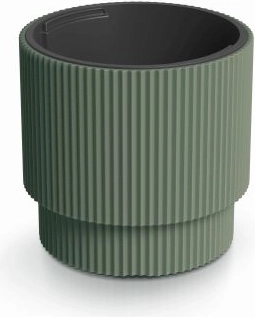 doniczka Milly z wkładem 39,5 cm ciemnozielona
