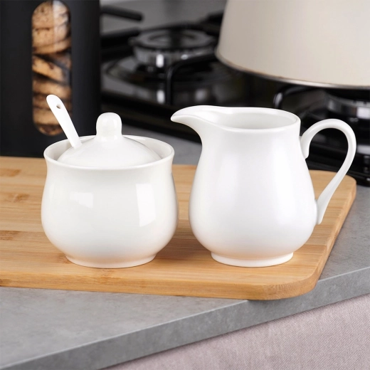 Czysty porcelanowy design do każdej kuchni