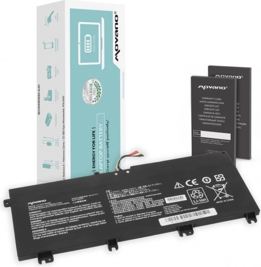 Movano bateria do Asus ROG Strix GL703VD / GL503VM / GL503VD / FX503VM (B41N1711) 4240 mAh 64 Wh