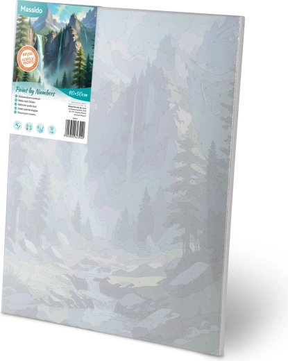 Płótno gotowe do malowania na drewnianej ramie