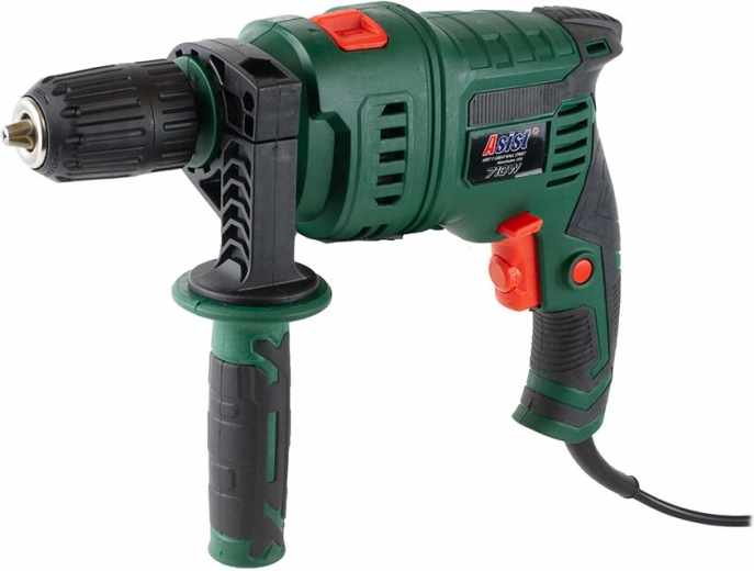 Wiertarka udarowa ASIST 710 W z metalowym uchwytem 13 mm w walizce