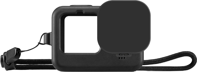 Silikonowe etui Puluz do GoPro HERO12/11/10/9 Black z osłoną obiektywu i paskiem na nadgarstek - 1 sztuka