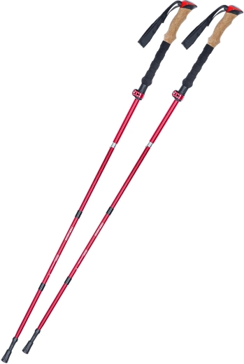 Składane kije trekkingowe Sportwell z zamkiem flip lock