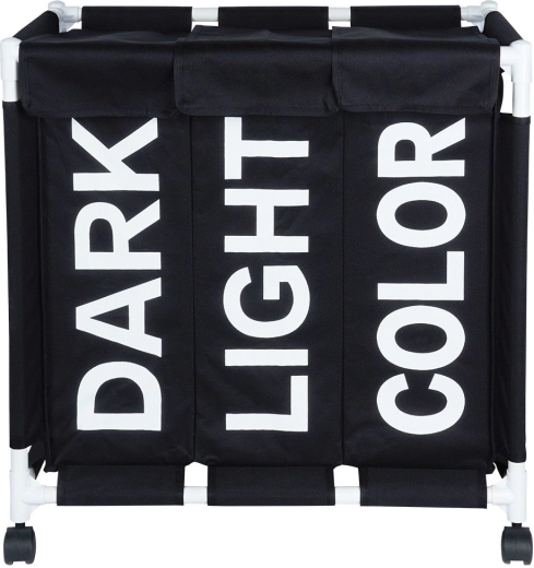 Trzy komory z wyraźnym oznaczeniem