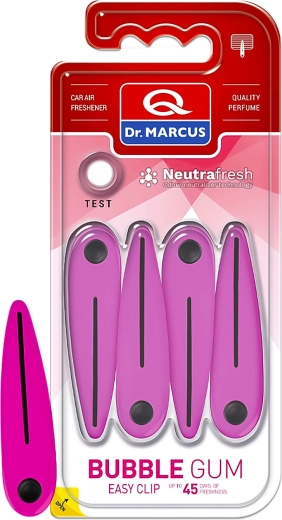 Dr. Marcus Easy Clip odświeżacz powietrza do samochodu Bubble Gum