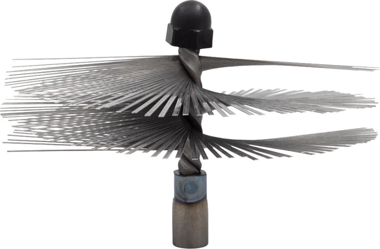 Nierdzewna szczotka kominowa 150 mm