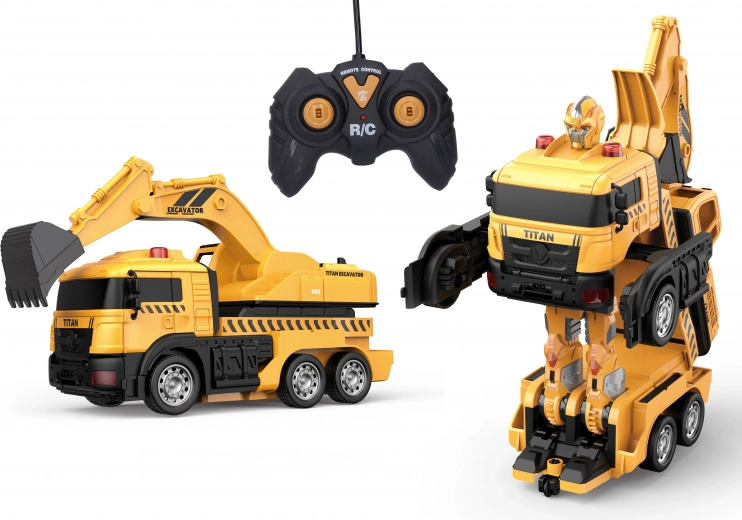 RC autorobot – transformująca się koparka 29 cm