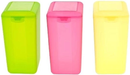 Plastowy pojemnik z zamknięciem na klips 1,6 l, prostokątny, wysoki