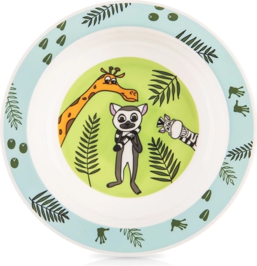 Głęboki talerz dziecięcy Safari 16 cm, 350 ml
