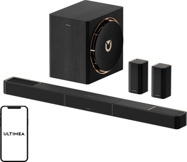 Soundbar Ultimea Skywave X60 z Dolby Atmos 7.1.4 i subwooferem