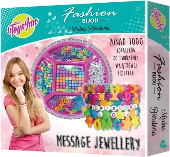 Bransoletka z wiadomością - zestaw DIY biżuterii