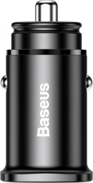 Baseus Square metalowy adapter samochodowy A+C 30W z szybkim ładowaniem