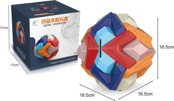 Składana piłka puzzle 3D skarbonka
