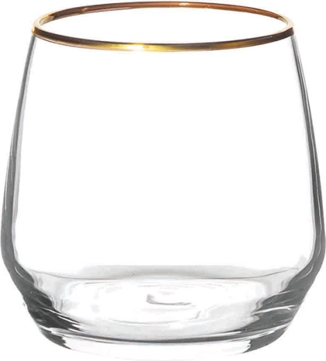 Złota obwódka do eleganckiego serwowania