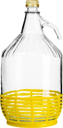 Szklany gąsior z zakrętką 5 l