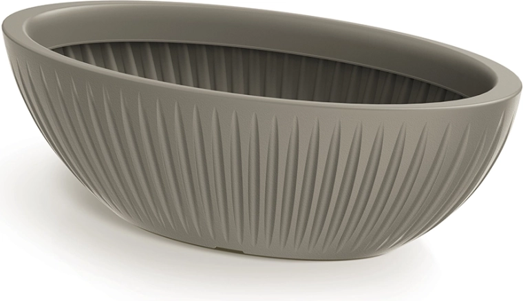 Donica Latia Oval 58 cm mocca