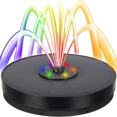 Efektowny słup wody i atmosfera LED RGB