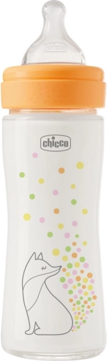 Silikonowy smoczek z wolnym przepływem 0m+