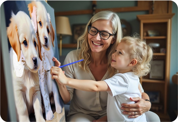 Krok po kroku do doskonałego motywu szczeniaków