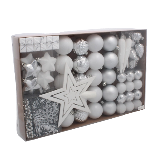 Spójny wygląd choinki dzięki kompletnemu zestawowi