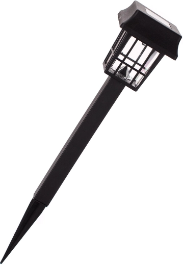 Solarna lampa ogrodowa 1 LED czarna