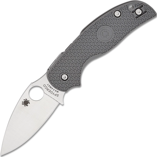 Spyderco Sage 5 Lightweight nóż składany EDC, szare FRN, satynowe ostrze