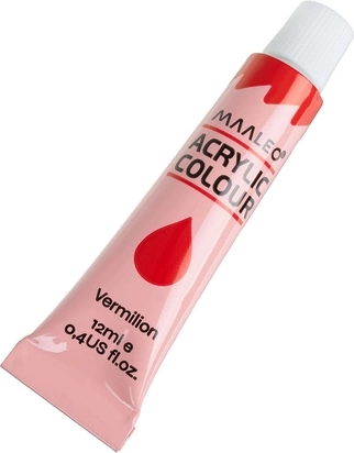 24 farby akrylowe o wyraźnej intensywności