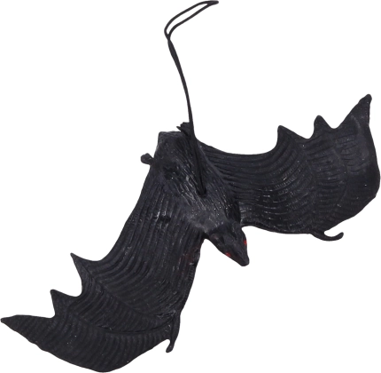 Gumowy nietoperz czarny 3+