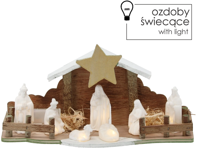 Ciepłe oświetlenie LED dla magicznej atmosfery