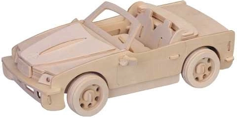 Drewniane 3D puzzle małe BMW dla dzieci i dorosłych