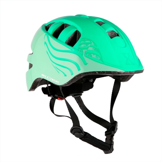 Kask NILS EXTREME MTW08 – zielony kask freestyle na rower, rolki i hulajnogę